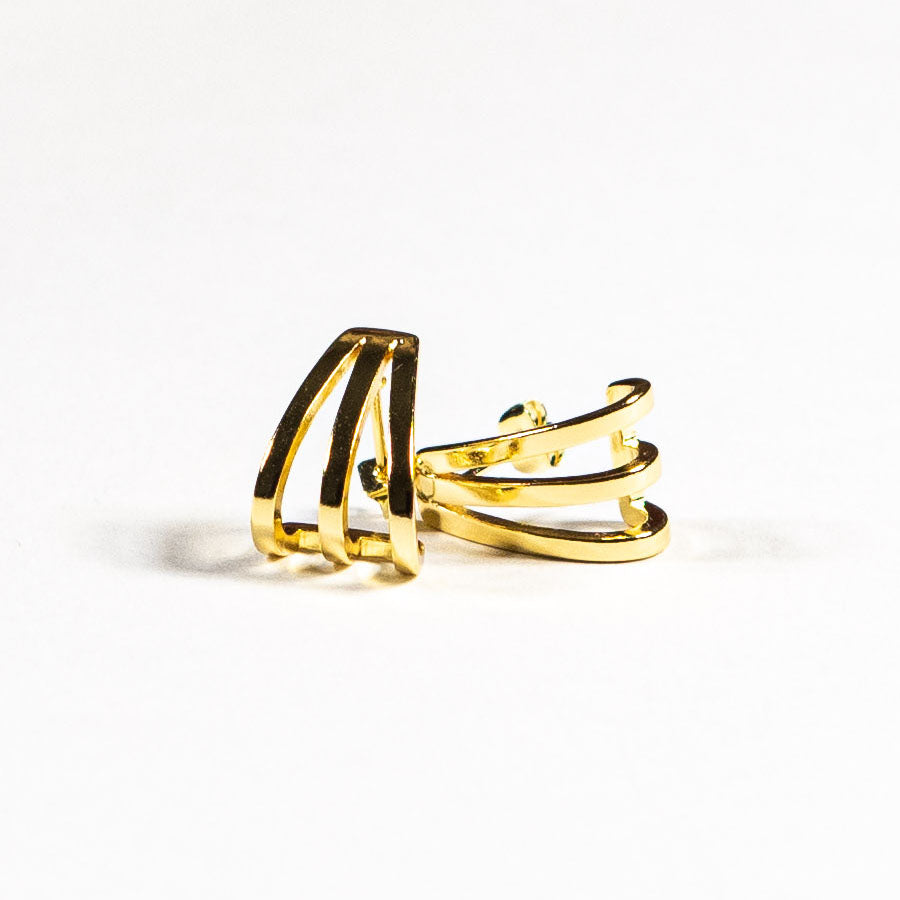 "80's Babe" Triple Hoop Earrings