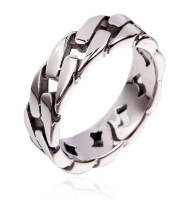 Men's Linked Ring - Silver