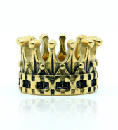 Men's Crown Ring - Gold