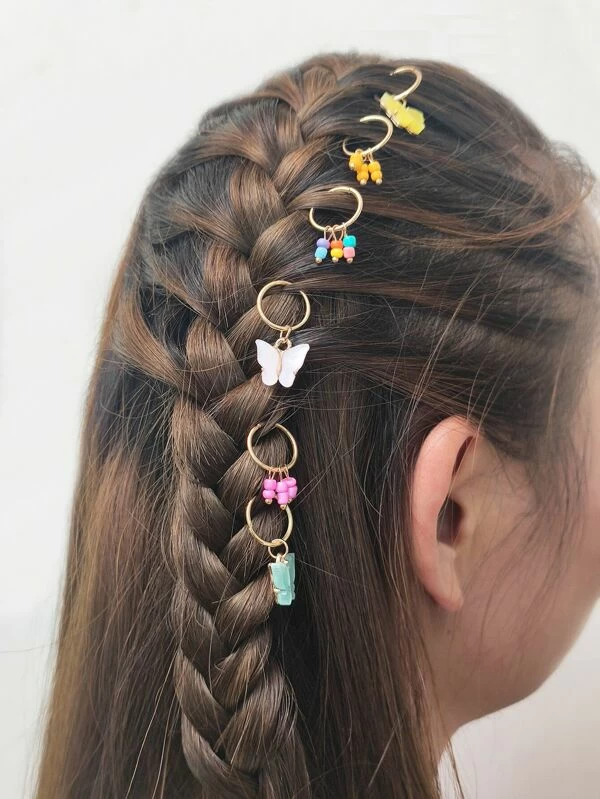 “Social Butterfly” Hair Charms